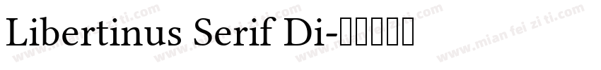 Libertinus Serif Di字体转换